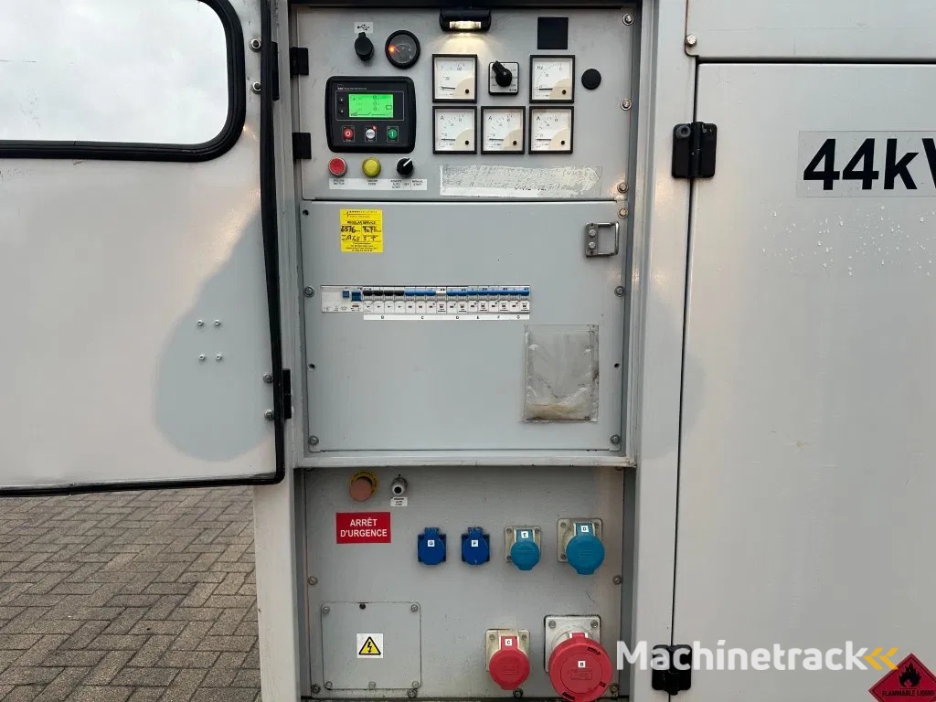 Europower EPUS44TDE Kubota leroy Somer 44 kVA Supersilent Rental generatorset