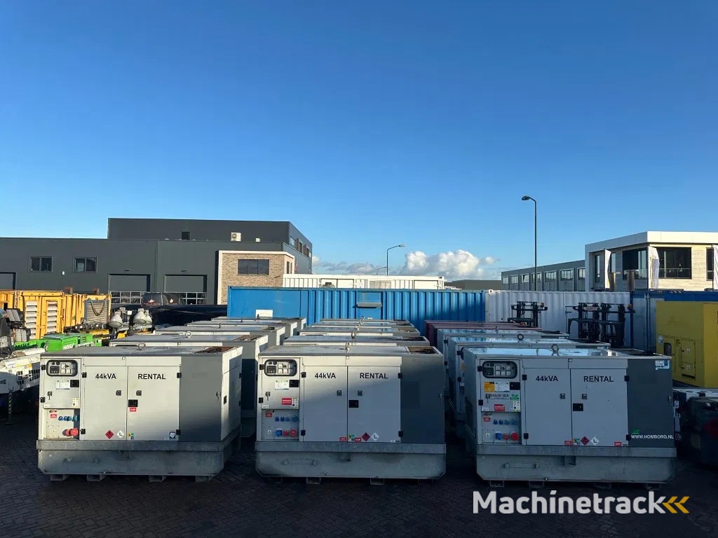 Europower EPUS44TDE Kubota leroy Somer 44 kVA Supersilent Rental generatorset