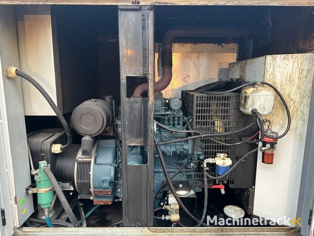 Europower EPUS44TDE Kubota leroy Somer 44 kVA Supersilent Rental generatorset