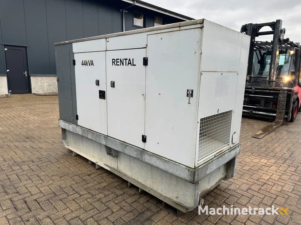Europower EPUS44TDE Kubota leroy Somer 44 kVA Supersilent Rental generatorset