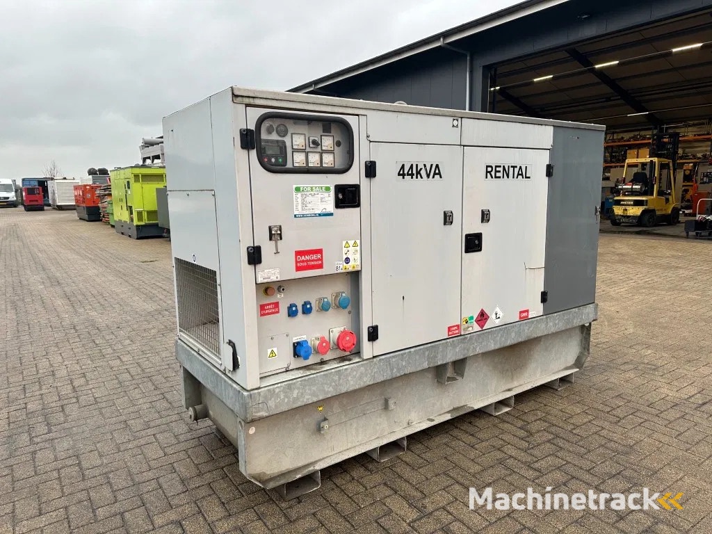 Europower EPUS44TDE Kubota Leroy Somer 44 kVA Supersilent Rental generatorset