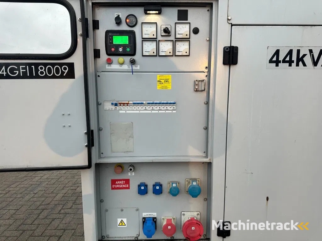 Europower EPUS44TDE Kubota Leroy Somer 44 kVA Supersilent Rental generatorset