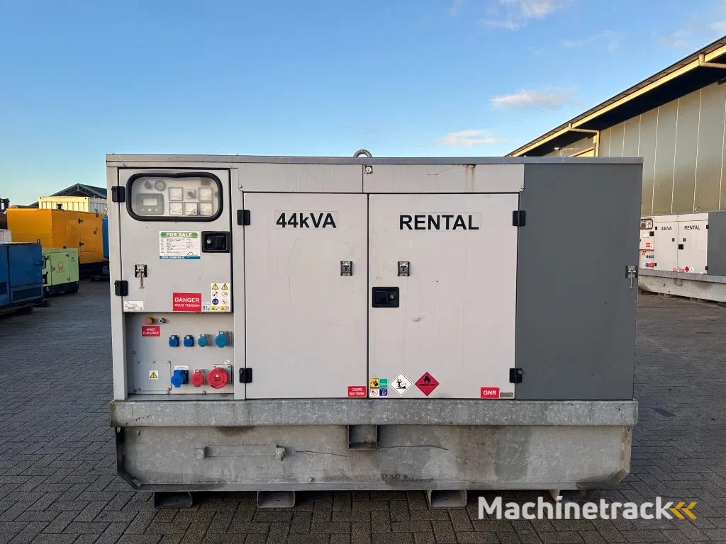 Europower EPUS44TDE Kubota Leroy Somer 44 kVA Supersilent Rental generatorset
