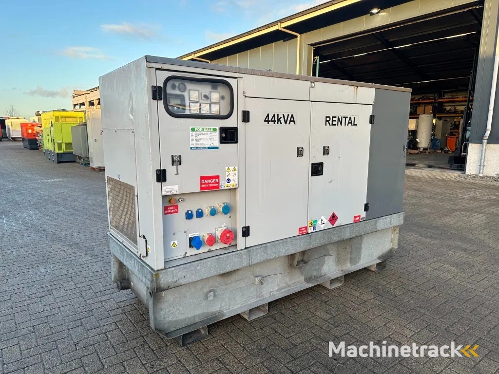 Europower EPUS44TDE Kubota Leroy Somer 44 kVA Supersilent Rental generatorset