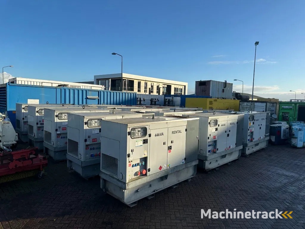 Europower EPUS44TDE Kubota Leroy Somer 44 kVA Supersilent Rental generatorset