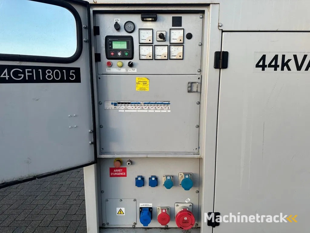 Europower EPUS44TDE Kubota Leroy Somer 44 kVA Supersilent Rental generatorset