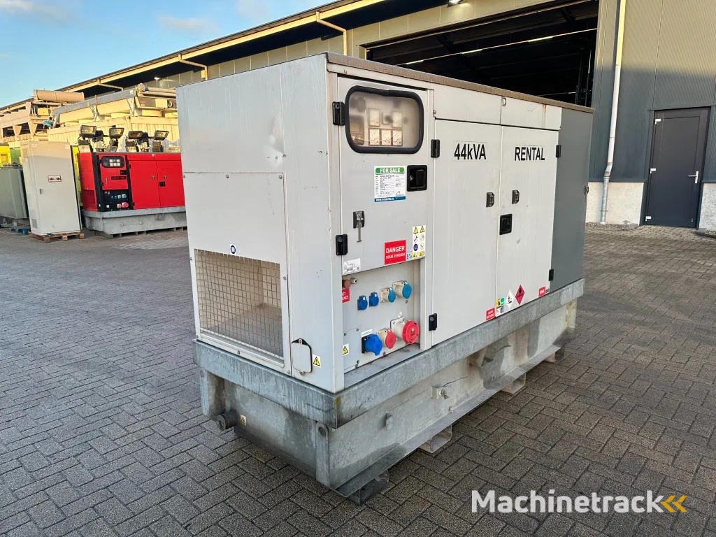Europower EPUS44TDE Kubota Leroy Somer 44 kVA Supersilent Rental generatorset