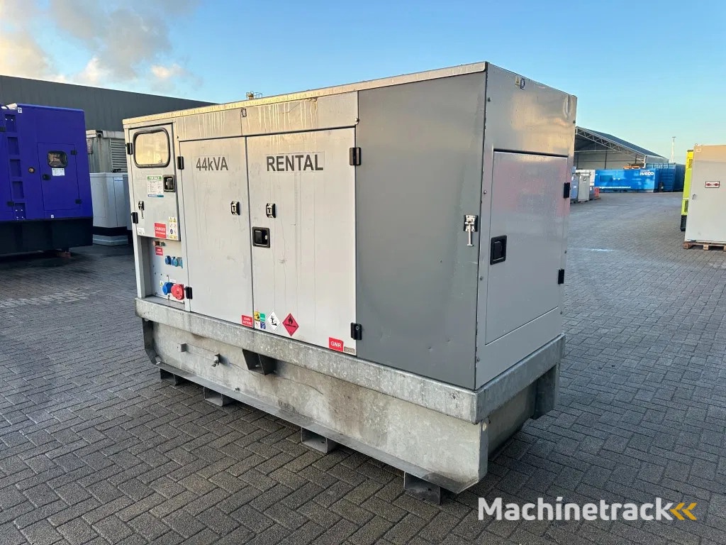 Europower EPUS44TDE Kubota Leroy Somer 44 kVA Supersilent Rental generatorset