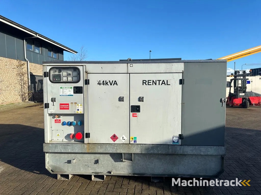 Europower EPUS44TDE Kubota leroy Somer 44 kVA Supersilent Rental generatorset
