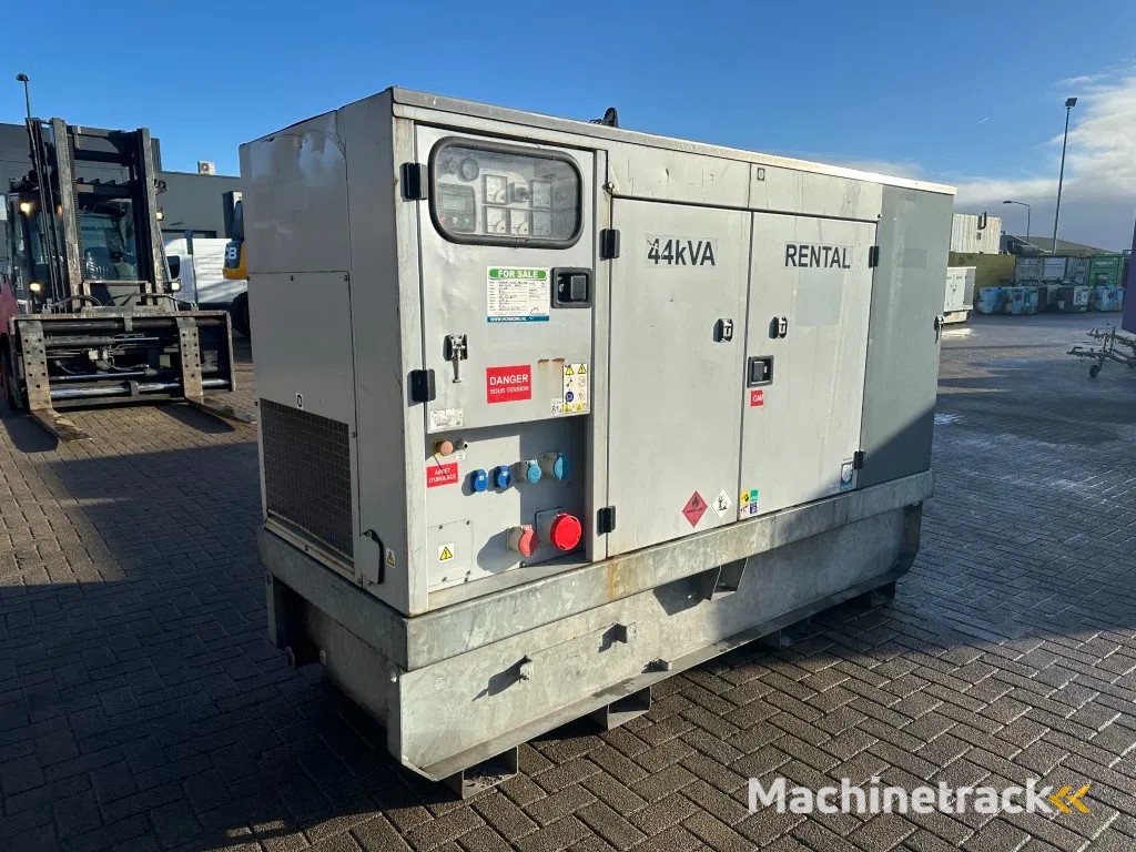 Europower EPUS44TDE Kubota leroy Somer 44 kVA Supersilent Rental generatorset