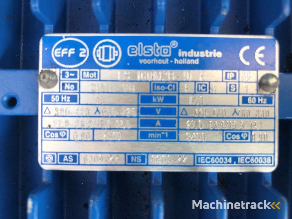 Creemers RCN 15-61 15 kW 1660 Liter/min 15 bar schroefcompressor