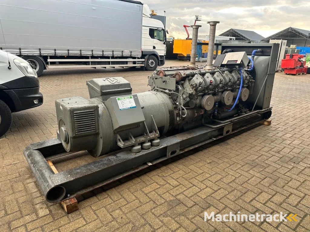 Baudouin Leroy Somer 300 kVA noodstroom generatorset ex Emergency
