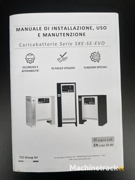 TCE Chargers Heftrucklader 80 Volt 100 Amp New !