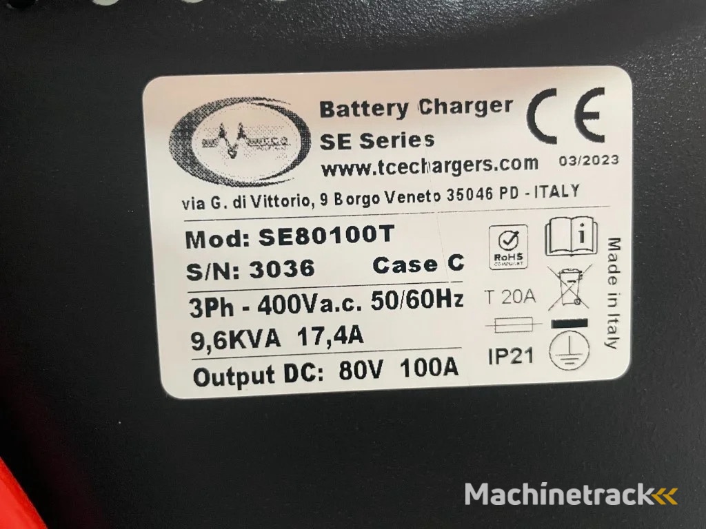 TCE Chargers Heftrucklader 80 Volt 100 Amp New !