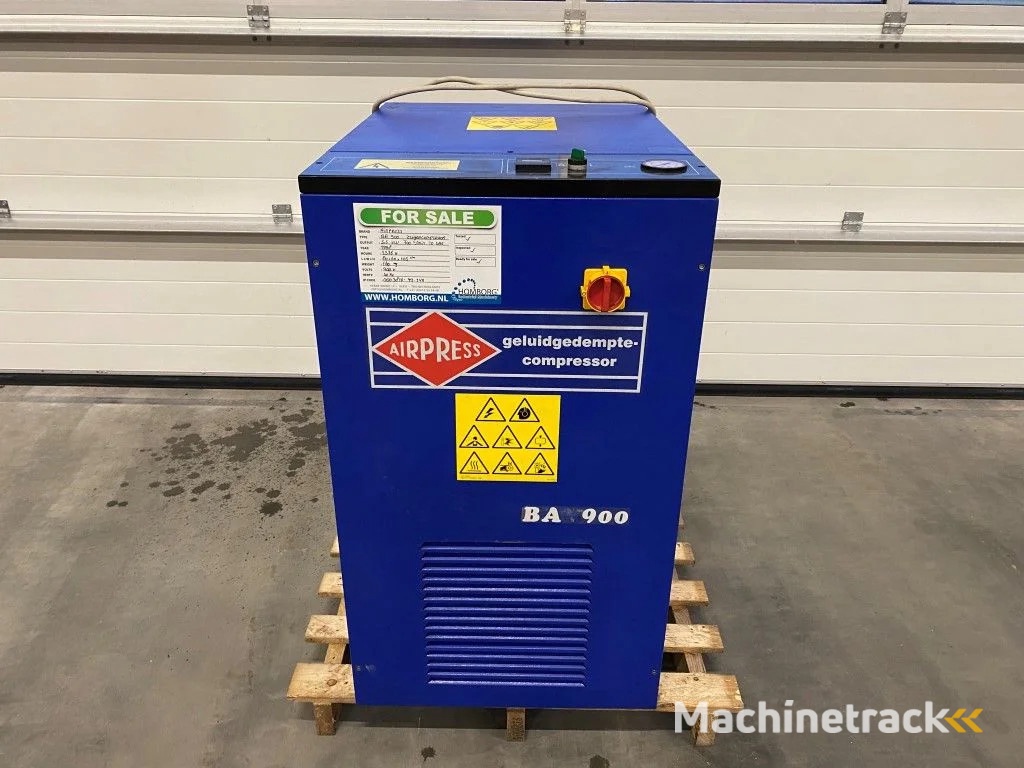 BA 900 5.5 kW 10 Bar 822 L / min Elektrische Zuigercompressor  Machineryscanner