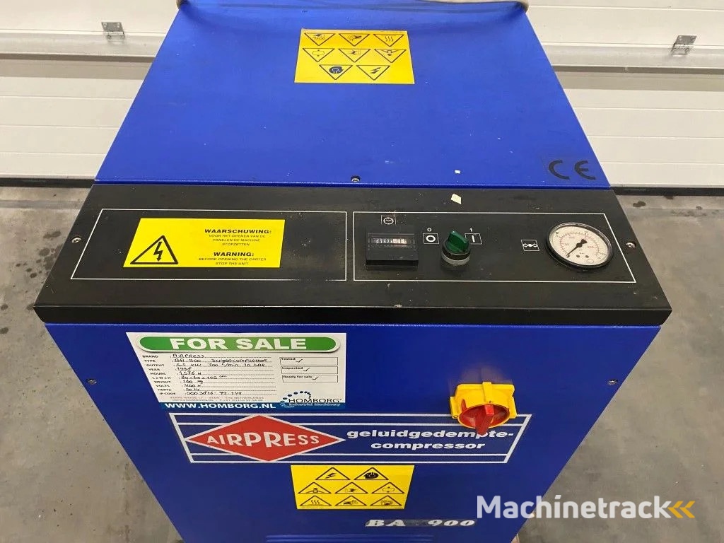 Airpress BA 900 5.5 kW 10 Bar 822 L / min Elektrische Zuigercompressor