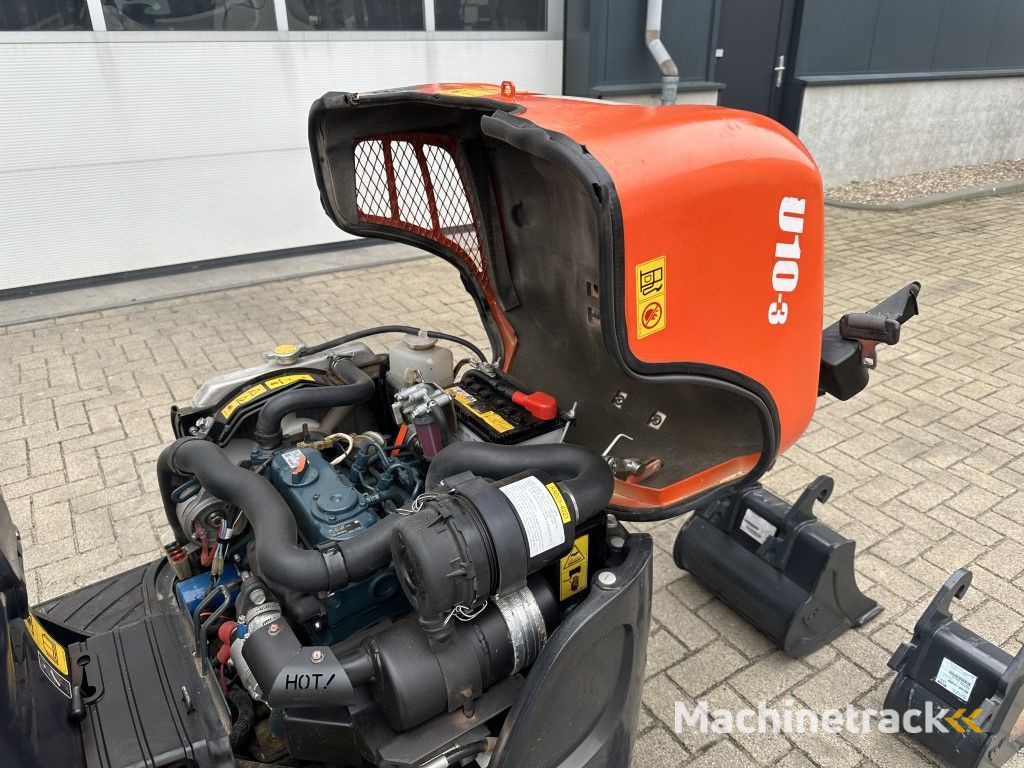 Kubota U10-3 Minigraver Diesel Graafmachine 2021 ! 690 uur ! As New !