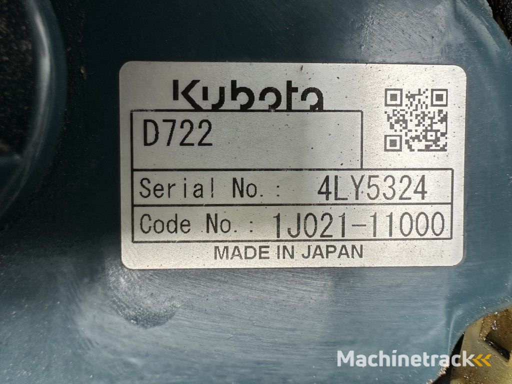 Kubota U10-3 Minigraver Diesel Graafmachine 2021 ! 690 uur ! As New !