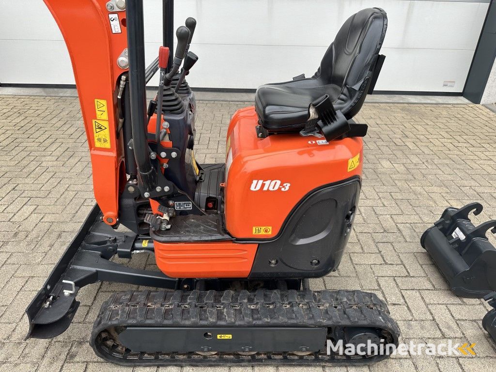 Kubota U10-3 Minigraver Diesel Graafmachine 2021 ! 690 uur ! As New !