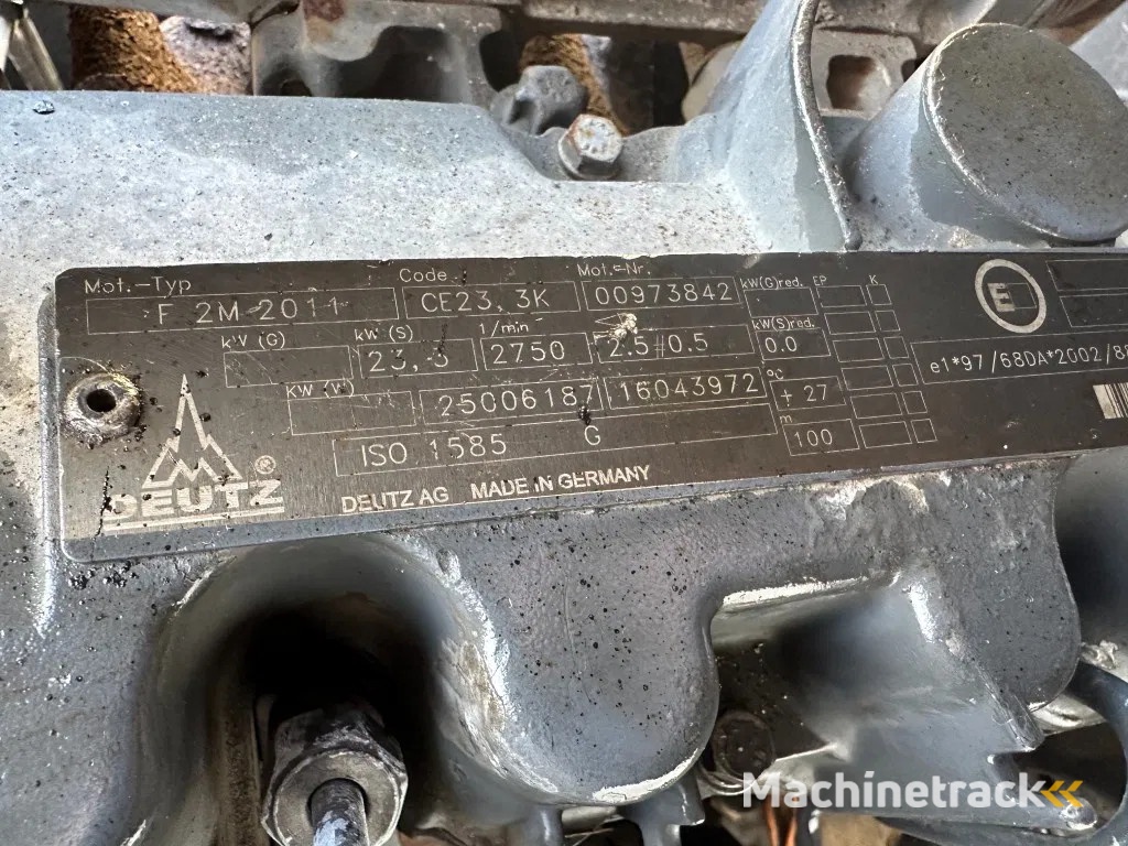 Atlas Copco XAS 57 DD Deutz 3 m3 / min 23 kW 7 Bar Mobiele Diesel Compressor op aanhanger