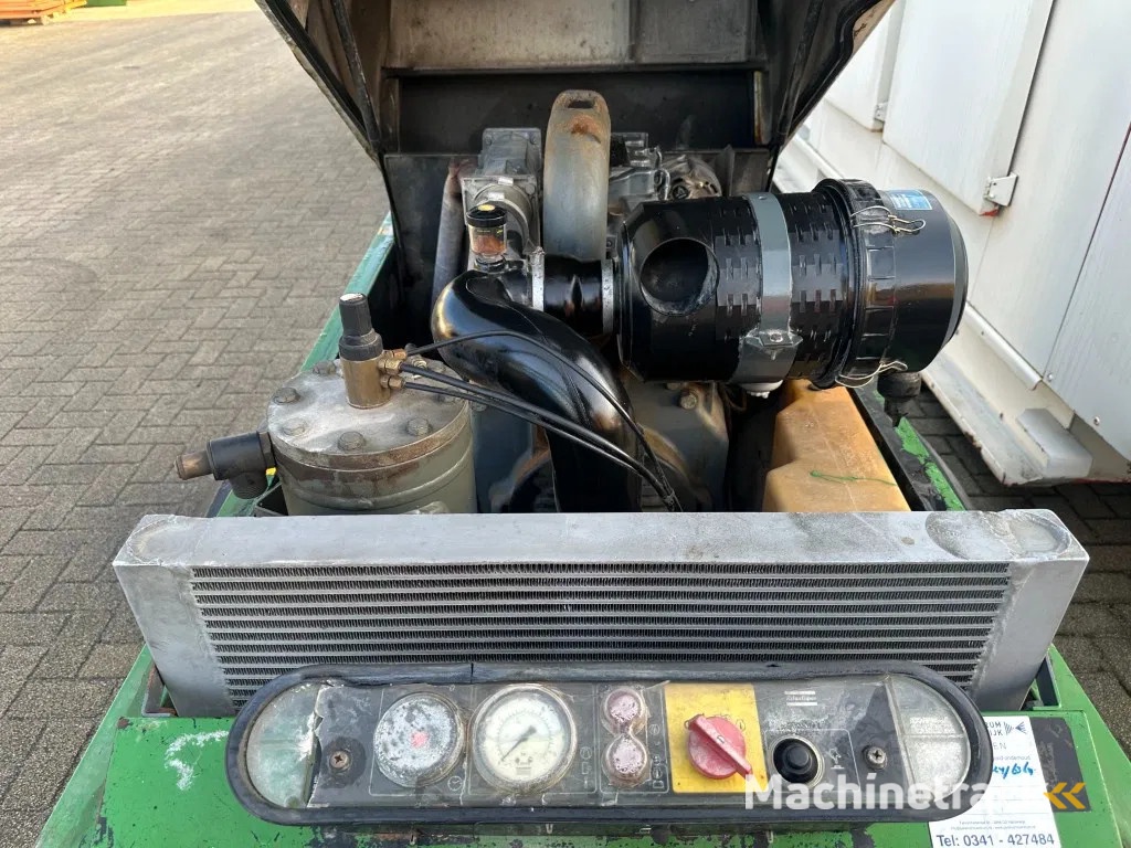 Atlas Copco XAS 57 DD Deutz 3 m3 / min 23 kW 7 Bar Mobiele Diesel Compressor op aanhanger