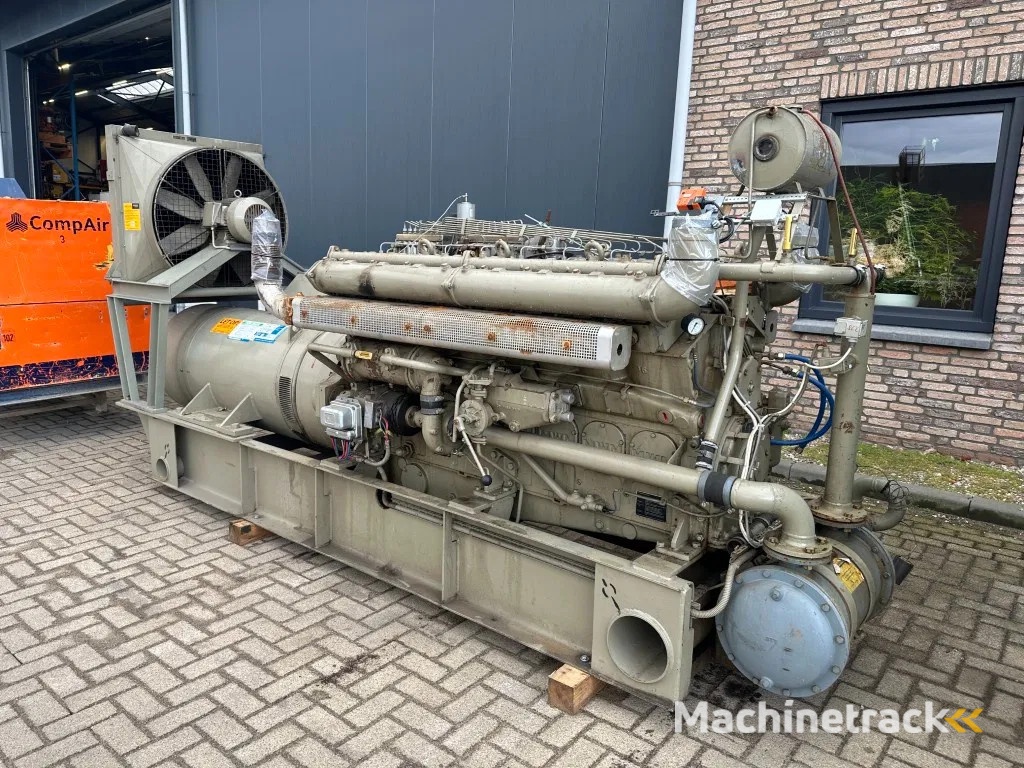 MWM RHS 618 V16 Piller 450 kVA noodstroom generatorset Ex Emergency ! 78 hours !