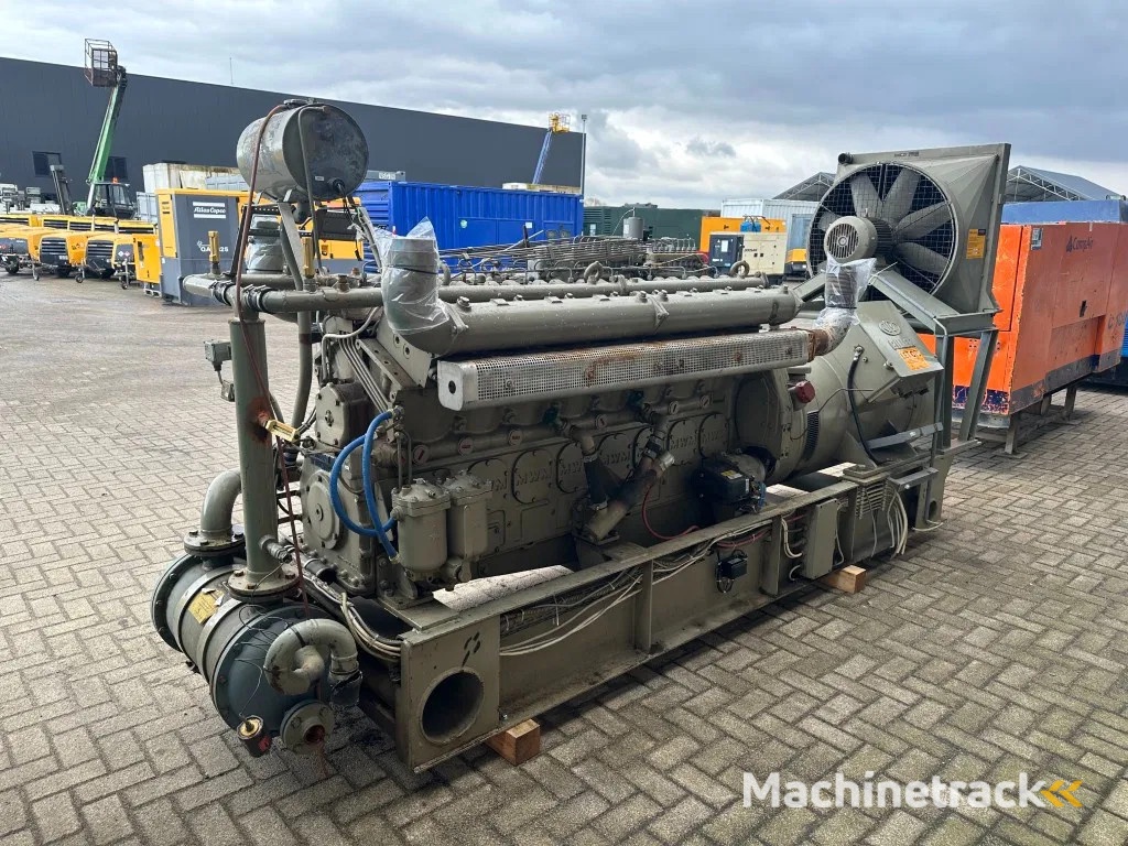 MWM RHS 618 V16 Piller 450 kVA noodstroom generatorset Ex Emergency ! 78 hours !