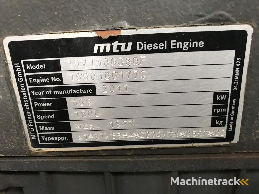 Gesan DTR 500 kVA Supersilent DTR 500 kVA MTU Leroy Somer 500 Supersilent generatorset