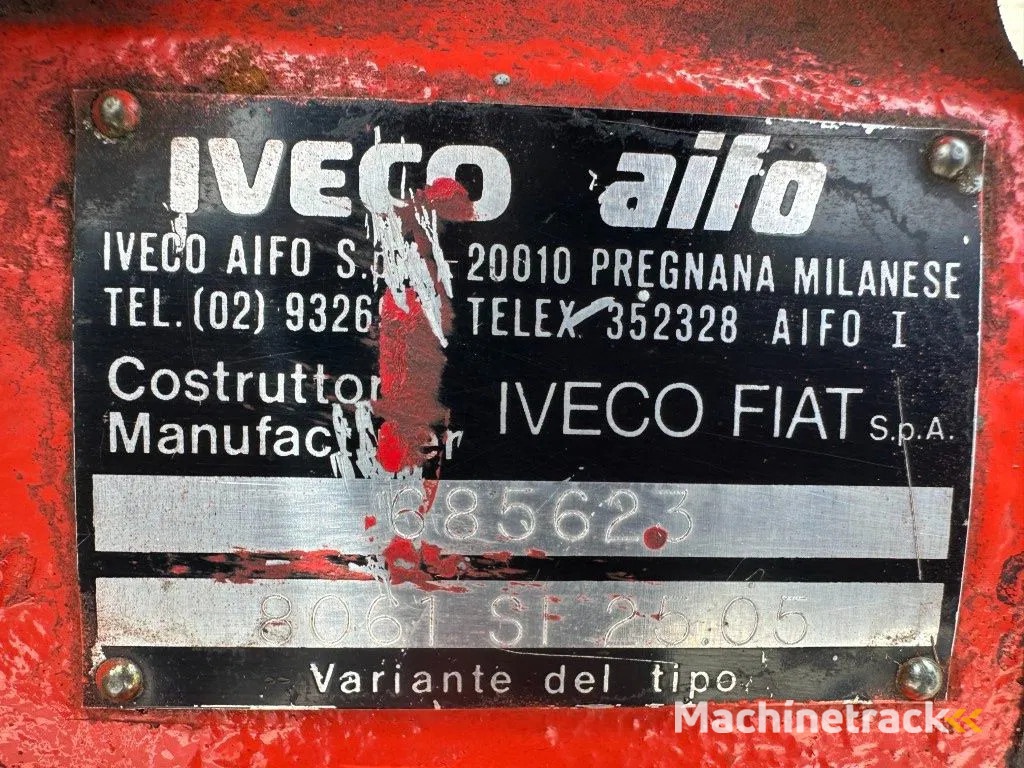 Iveco 8061 SI 25.05 KSB 233 m3 / h 9 Bar Diesel Waterpomp 609 hours ! Fire pump