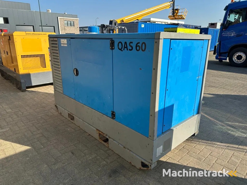 Atlas Copco QAS 60 Perkins Stamford 60 kVA Silent Rental generatorset