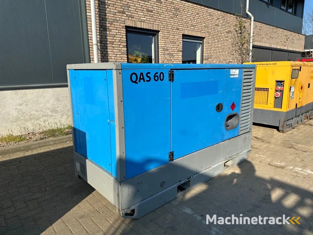 Atlas Copco QAS 60 Perkins Stamford 60 kVA Silent Rental generatorset