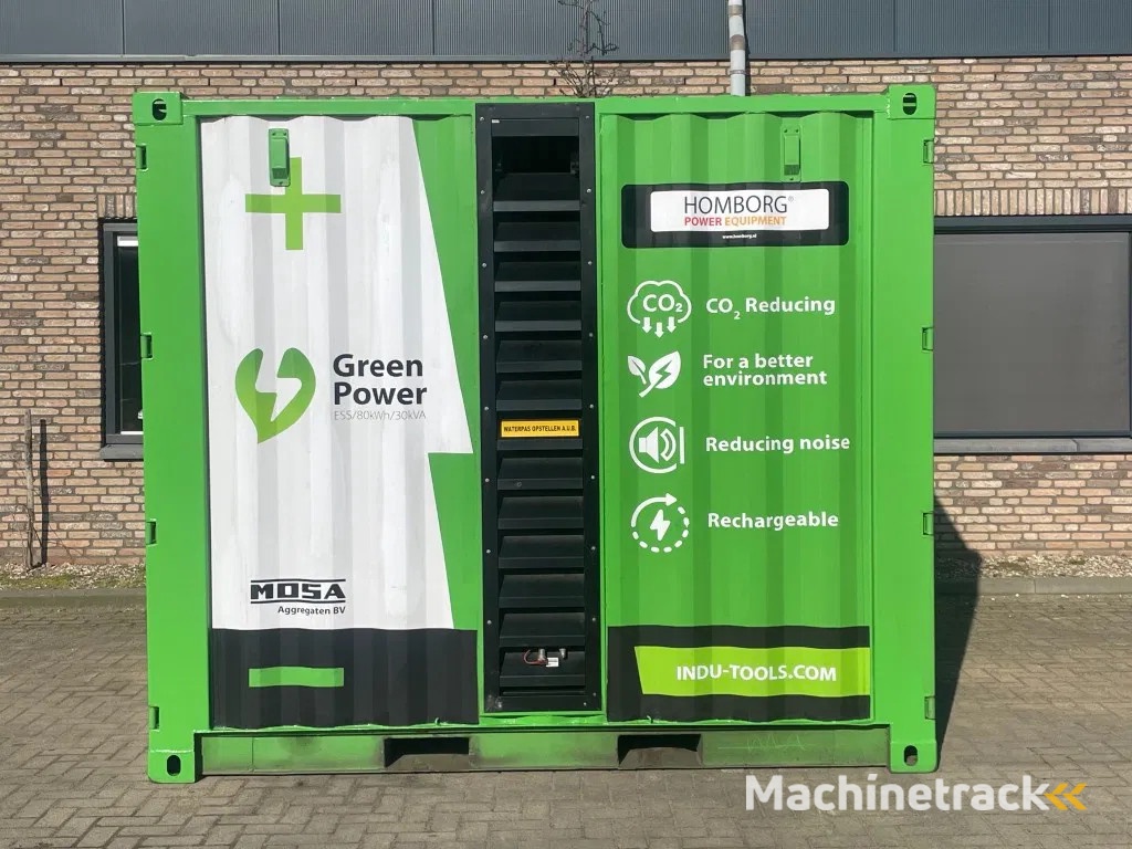 Mosa Hybride Perkins 66 kVA / 80 KWh accupakket