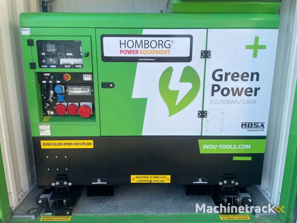 Mosa Hybride Perkins 66 kVA / 80 KWh accupakket