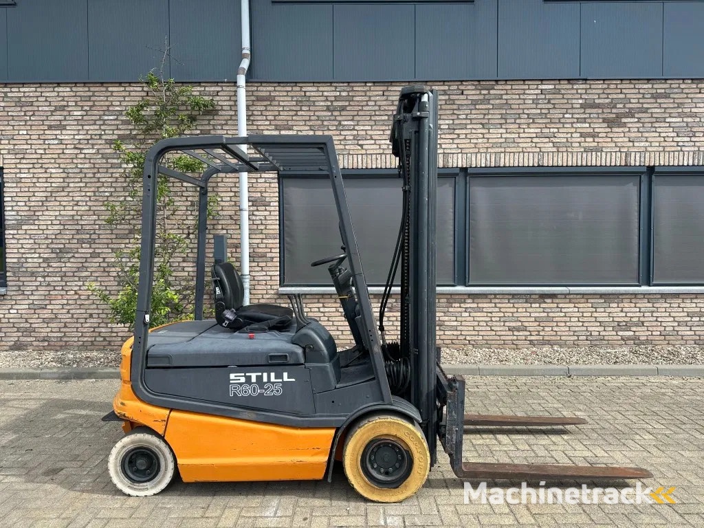Still R 60-25 2.5 ton Triplex Freelift Sideshift Elektra Heftruck 590 cm hefhoogte !