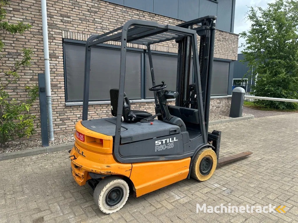 Still R 60-25 2.5 ton Triplex Freelift Sideshift Elektra Heftruck 590 cm hefhoogte !