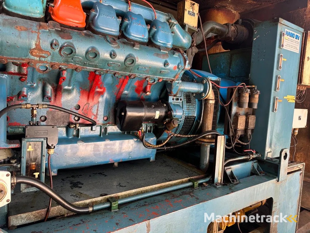 MAN Stamford 275 kVA Silent Gas generatorset in container