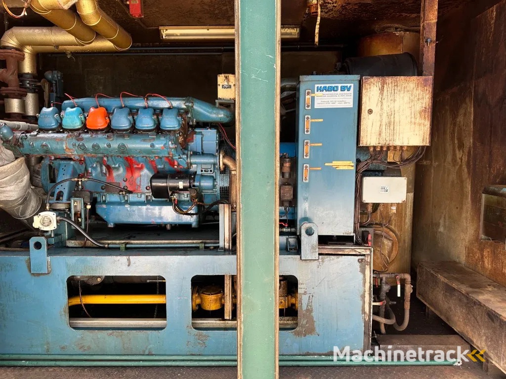 MAN Stamford 275 kVA Silent Gas generatorset in container