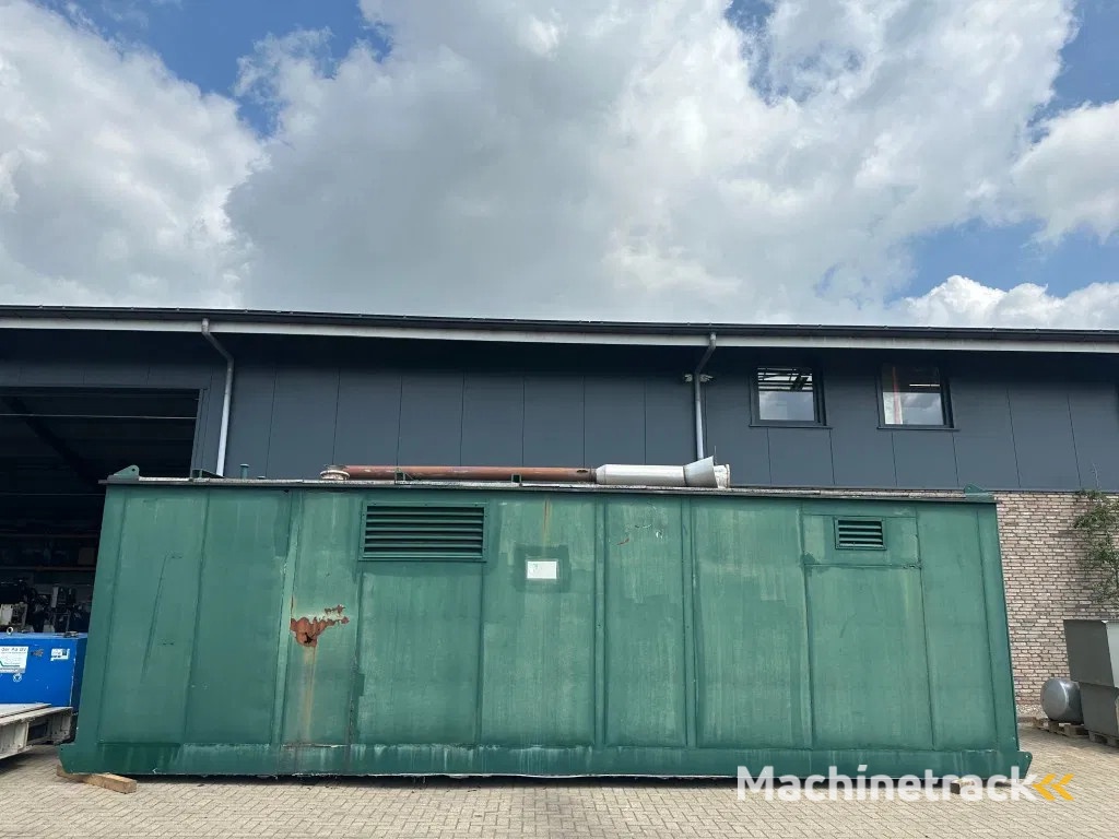 MAN Stamford 275 kVA Silent Gas generatorset in container
