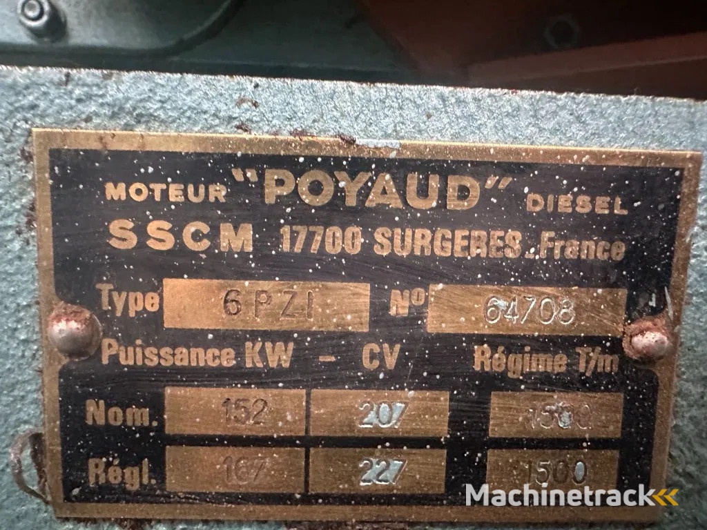 Poyaud Poyaud Leroy Somer 330 kVA noodstroom generatorset ex Emergency