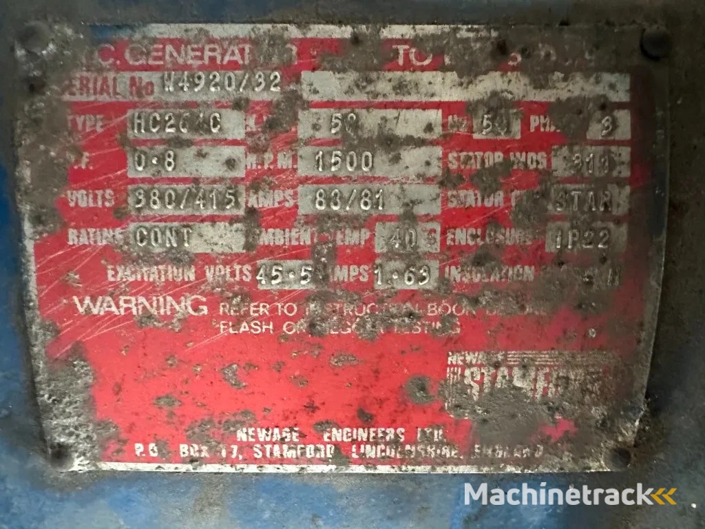 Perkins T4.236 FG Wilson Stamford 60 kVA Silent generatorset