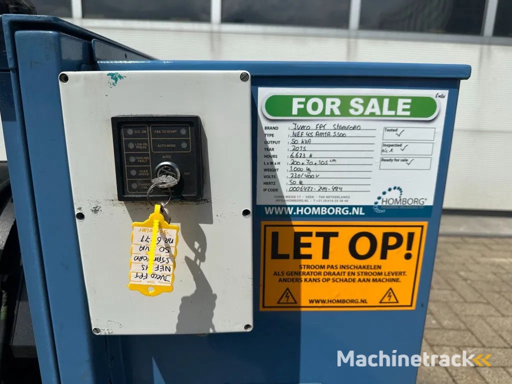 Iveco FPT NEF 45 AM1A.S500 Stamford 50 kVA generatorset