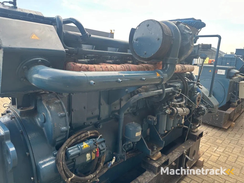 Mitsubishi S8NPTA 510 kVA  Marine generatorset as New ! 181 hours !
