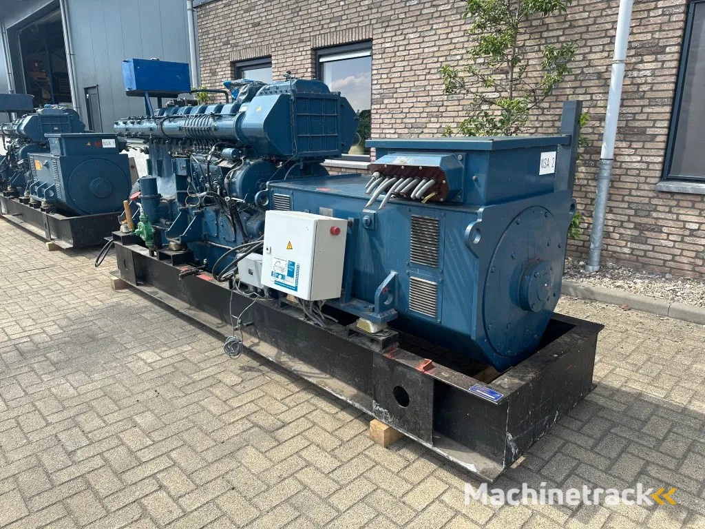 Mitsubishi S8NPTA 510 kVA  Marine generatorset as New ! 181 hours !