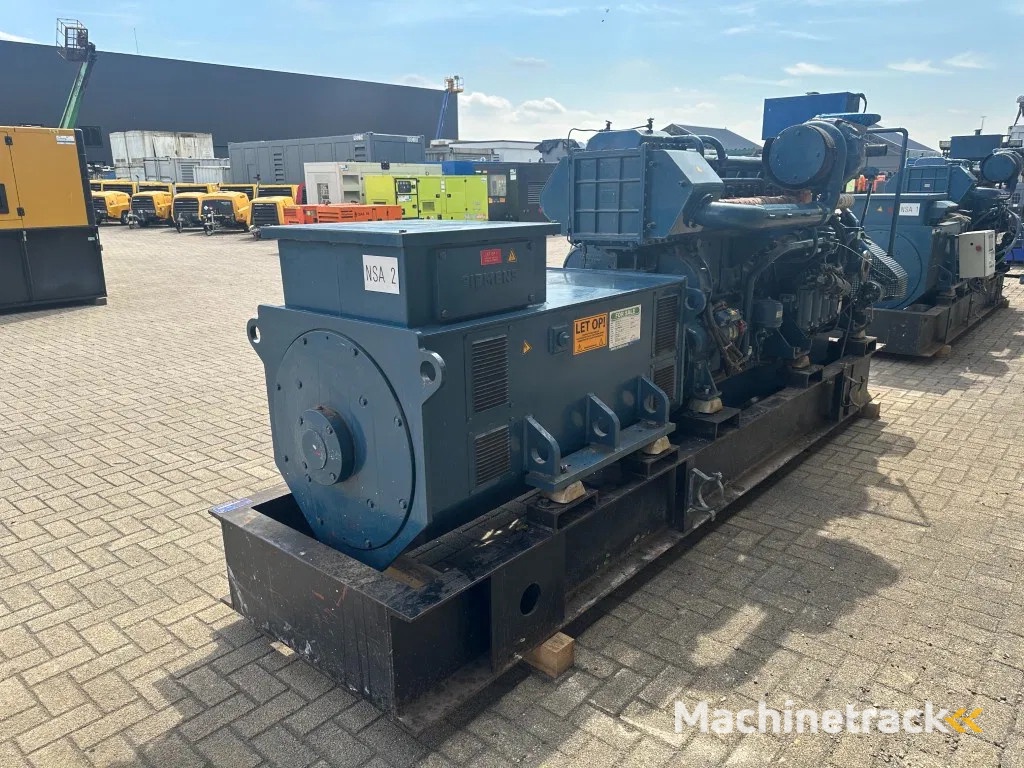 Mitsubishi S8NPTA 510 kVA  Marine generatorset as New ! 181 hours !