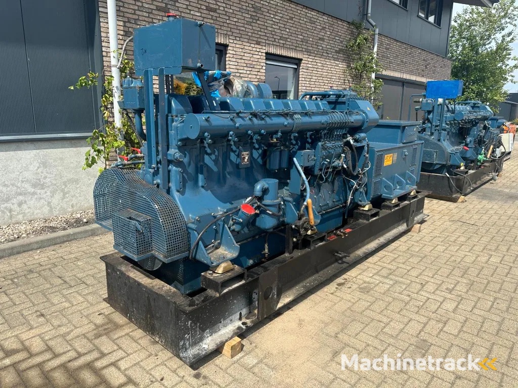 Mitsubishi S8NPTA 510 kVA Marine generatorset as New ! 182 hours !