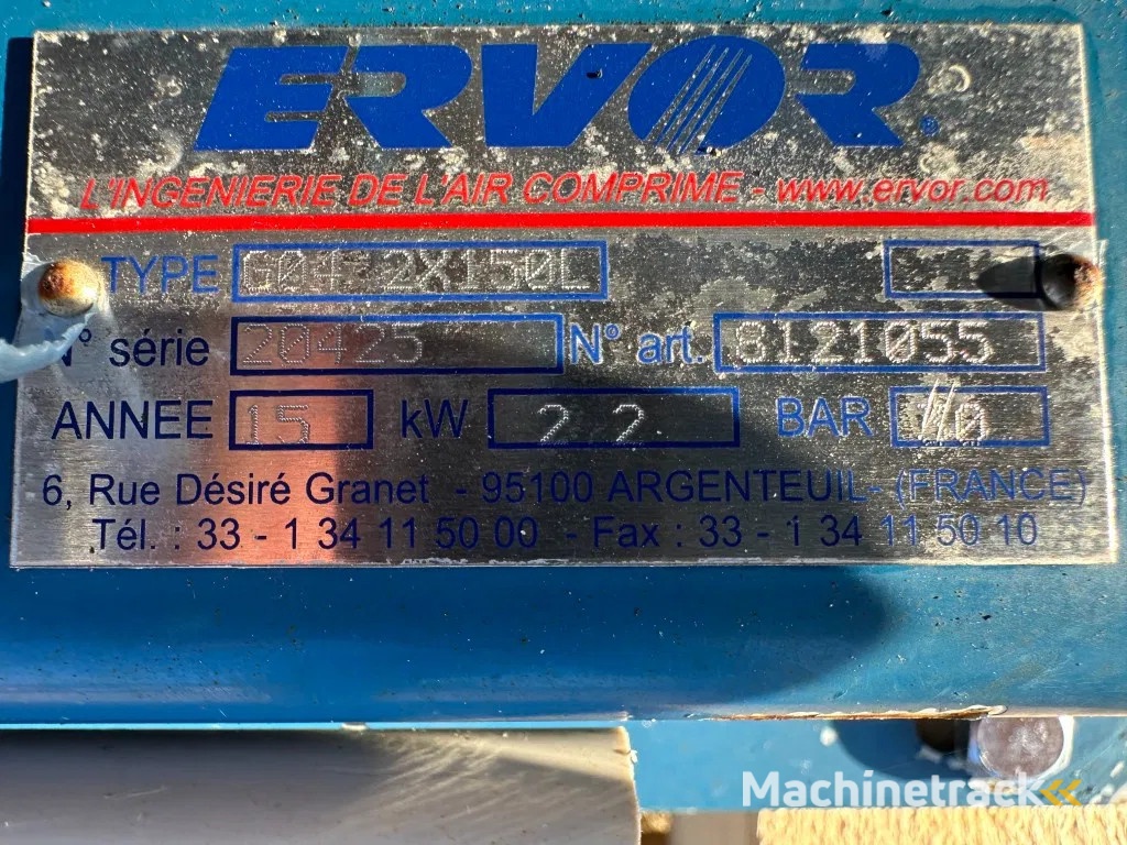 Hogedruk Hogedruk Luchtstart Air starter 30 Bar 15 kW 2 x 150 liter air tank