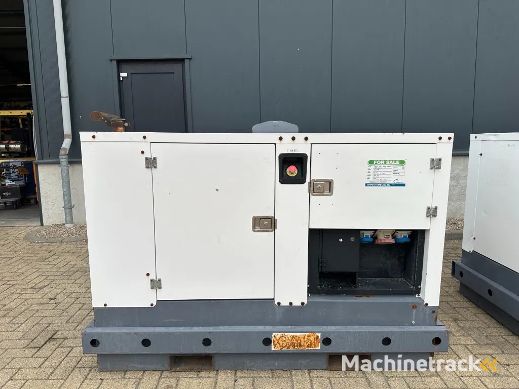 Iveco FPT F32 AM1A Leroy Somer 32 kVA Silent generatorset 28 hours !