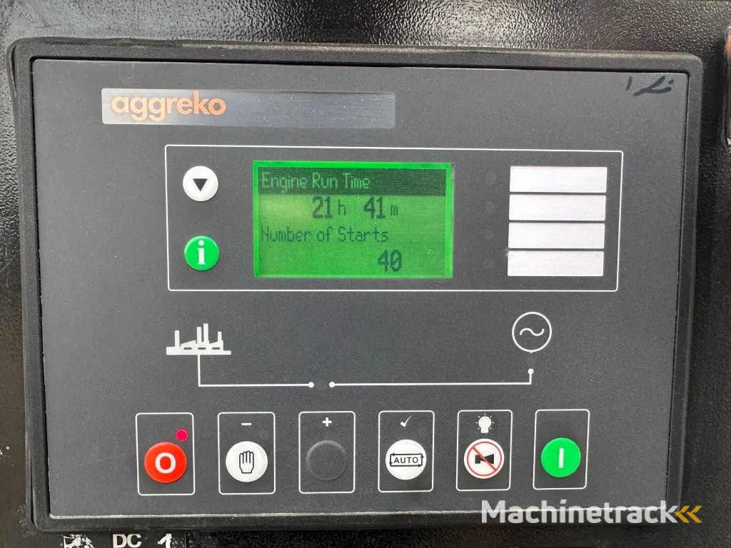 Iveco FPT F32 AM1A Leroy Somer 32 kVA Silent generatorset 21 hours !