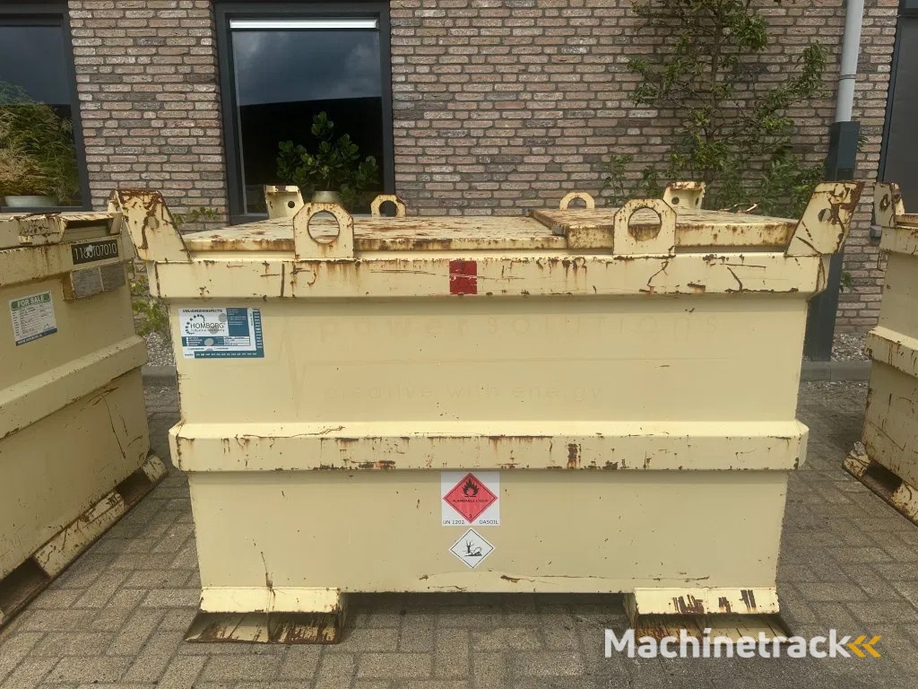 Tolsma Kiwa IBC 1150 liter Dieseltank Milieutank