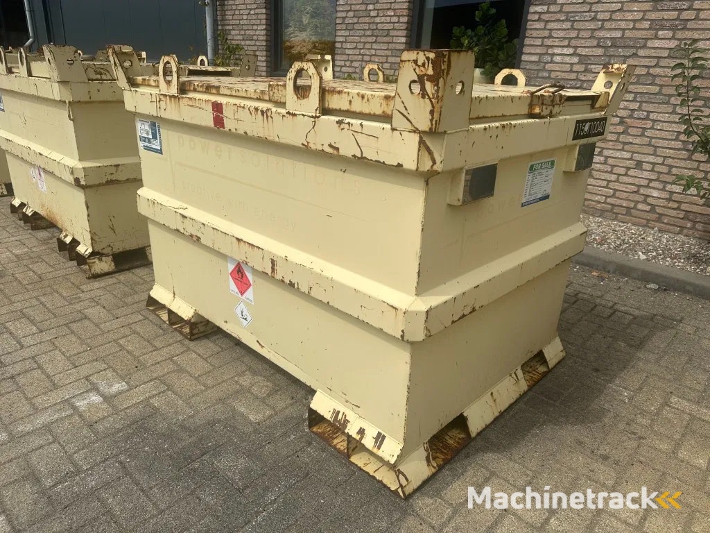 Tolsma Kiwa IBC 1150 liter Dieseltank Milieutank